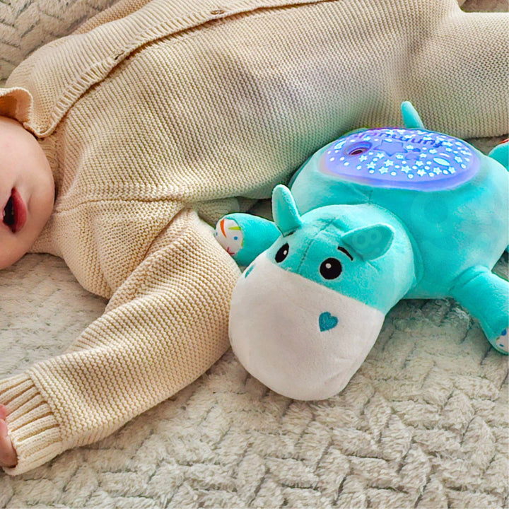 WOOPIE BABY Flóðhestur — 2 í 1 svefnvinur með ljósi