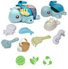 WOOPIE GREEN 2-in-1 Turtle Sand and Bath Set, 8 pieces, BIODEGRADAB