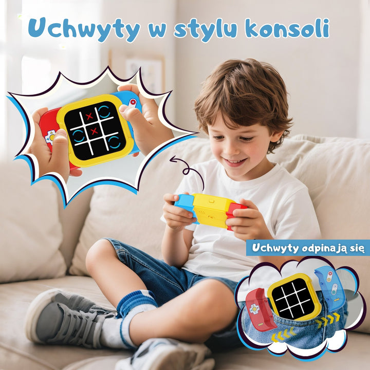 Elektronískur X-O leikur — LCD-skjár, 4 leikstillingar
