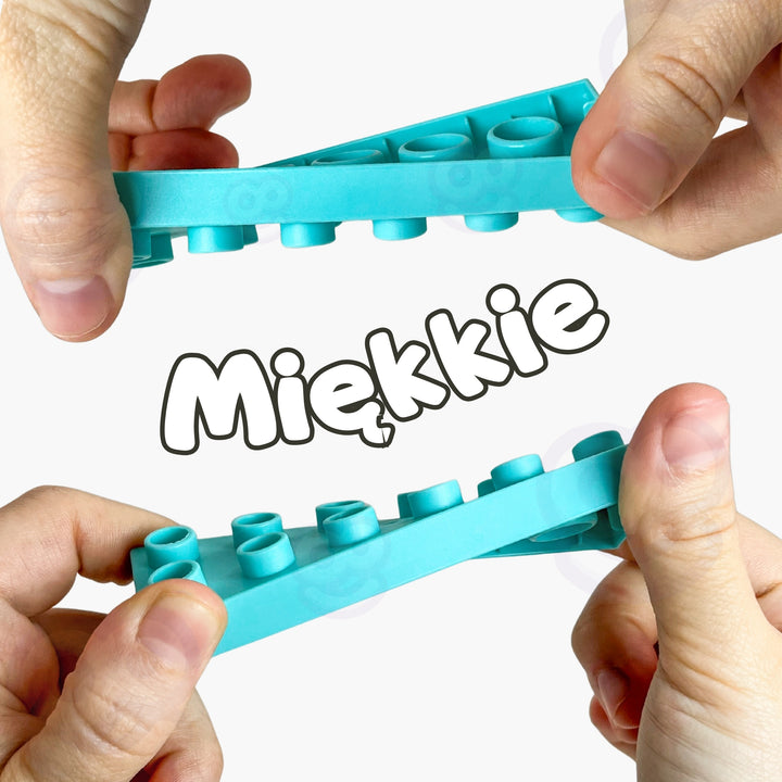 WOOPIE Mjúkir kubbasett — 99 stk í tösku