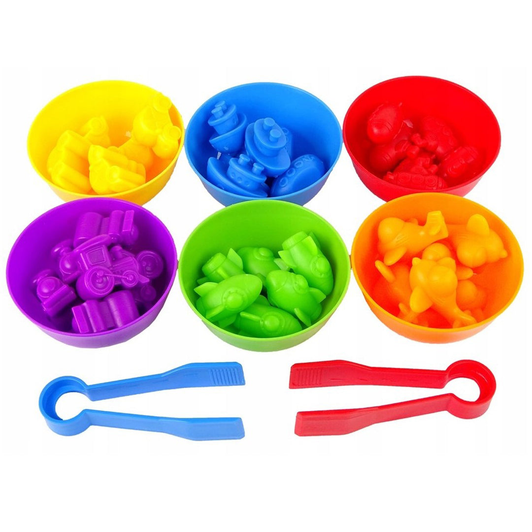 WOOPIE Montessori Litaflokkun — Farartæki 44 stk