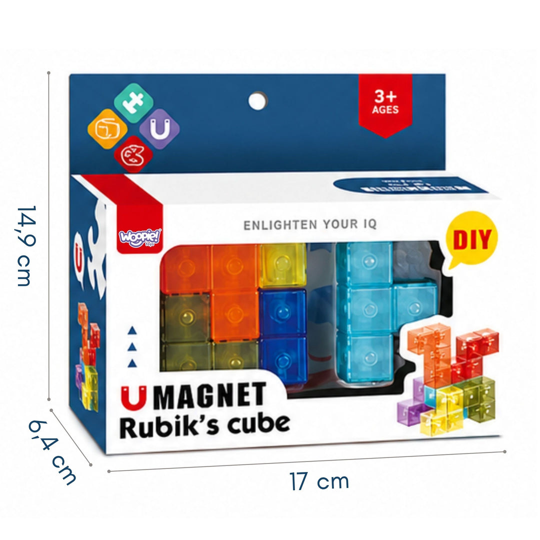 WOOPIE Segultetris — 3D þrívíddarpúsl og segulkubbar