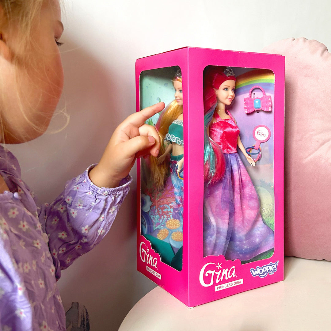 WOOPIE 4 Töfraprinsessur — 4-í-1 Dúkkubox með Fylgihlutum