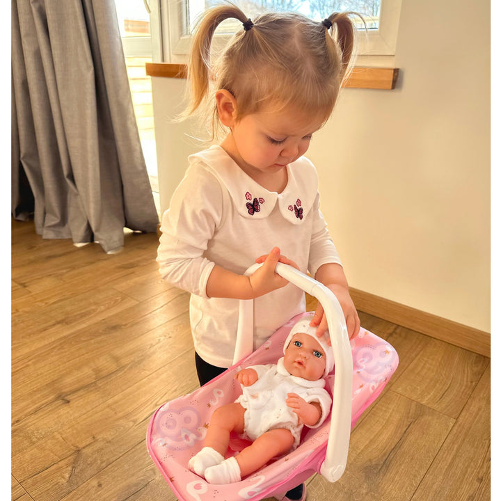 WOOPIE ROYAL Baby Dúkkusett 30,5 cm — Bleikur Burðarstóll