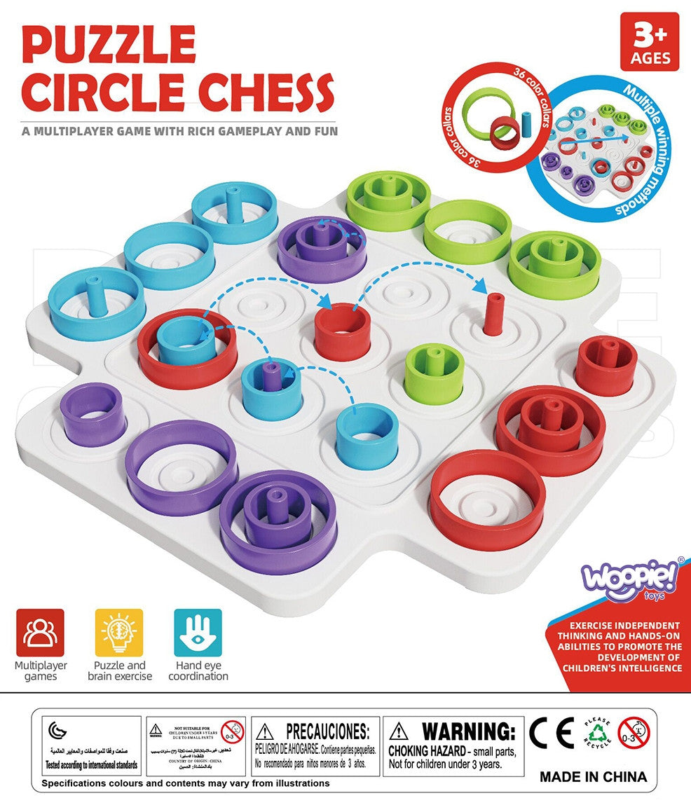 WOOPIE IQ rökfræðileikur — Tic-Tac-Toe 36 stk.
