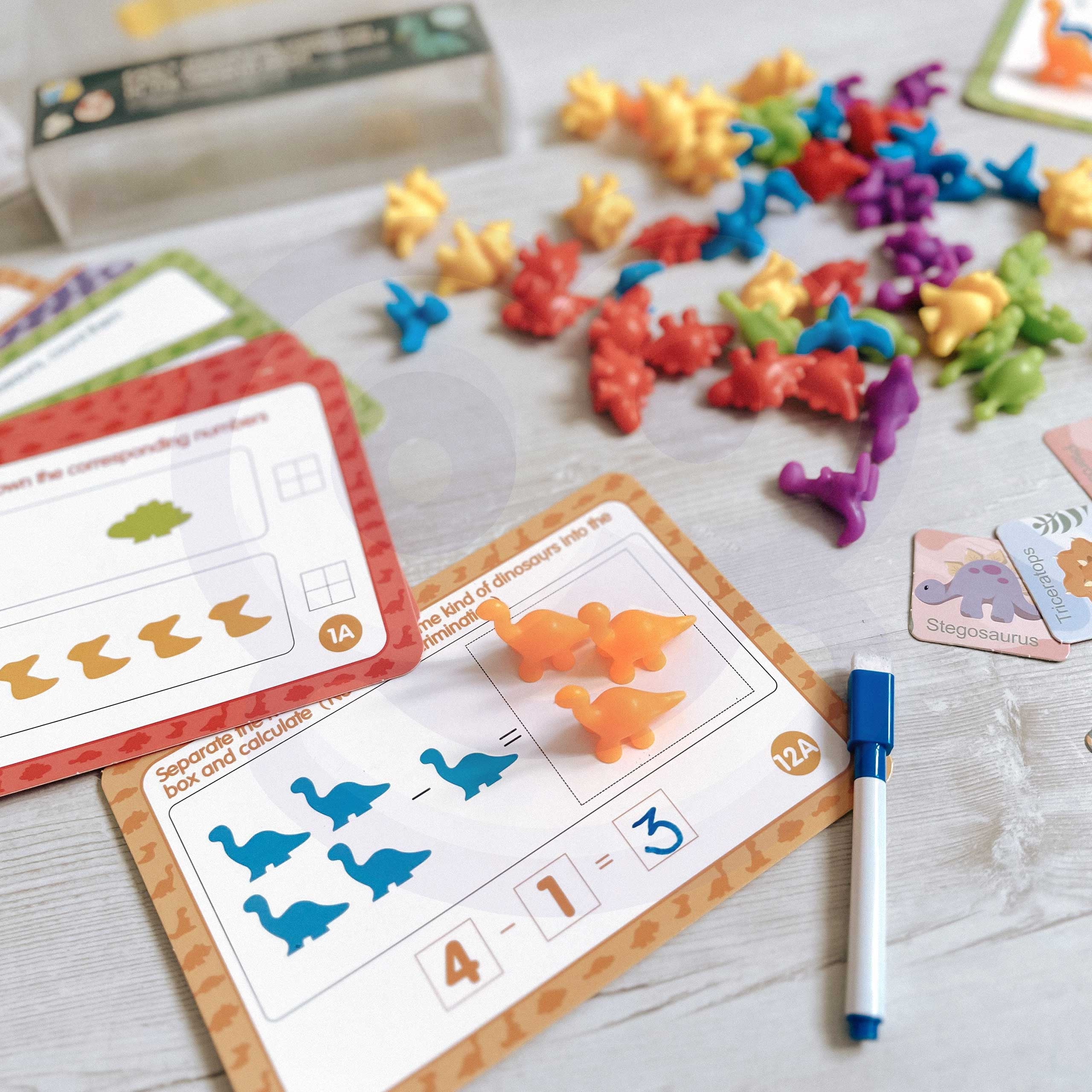 WOOPIE Montessori Dýratalning — 83 stk Námssett