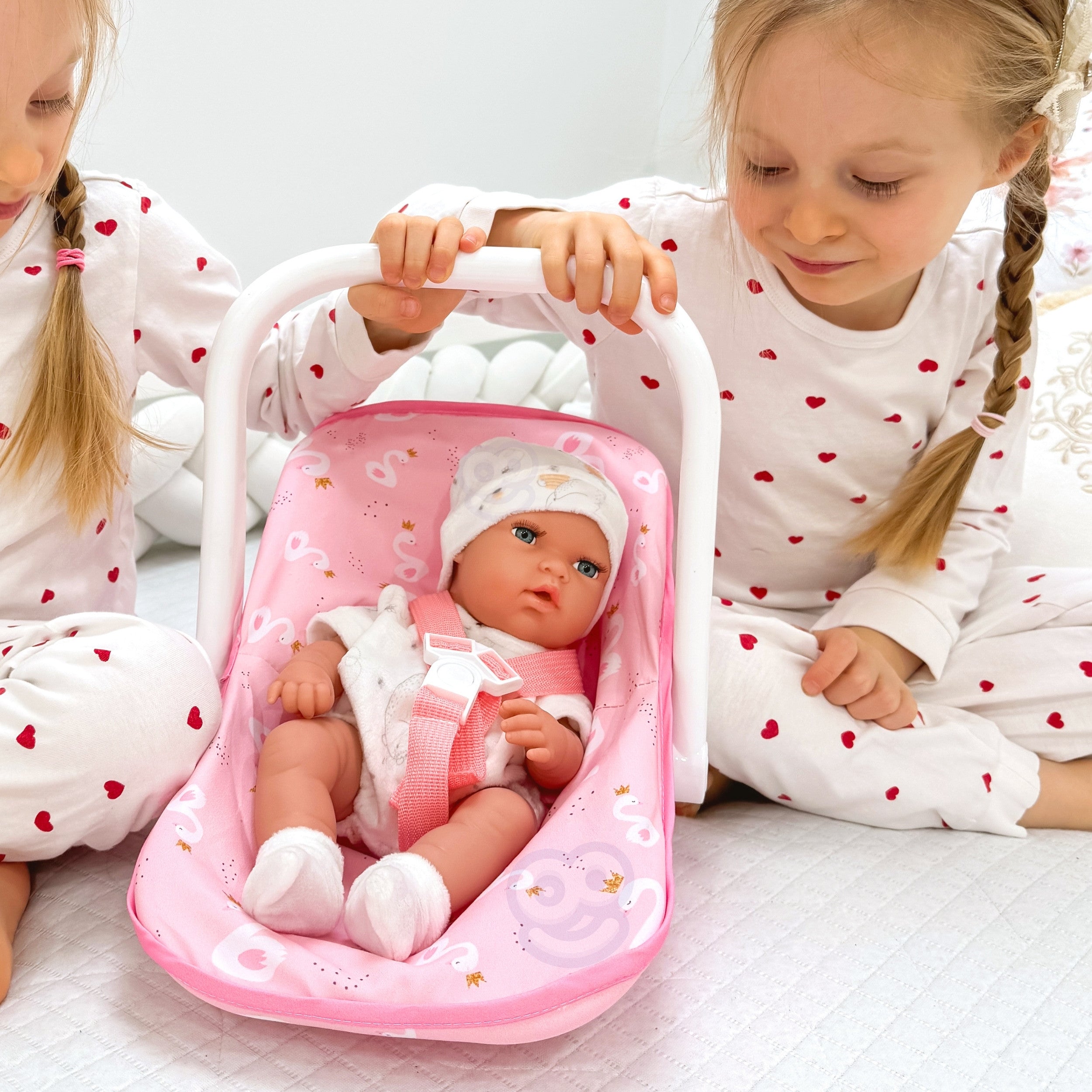 WOOPIE ROYAL Baby Dúkkusett 30,5 cm — Bleikur Burðarstóll