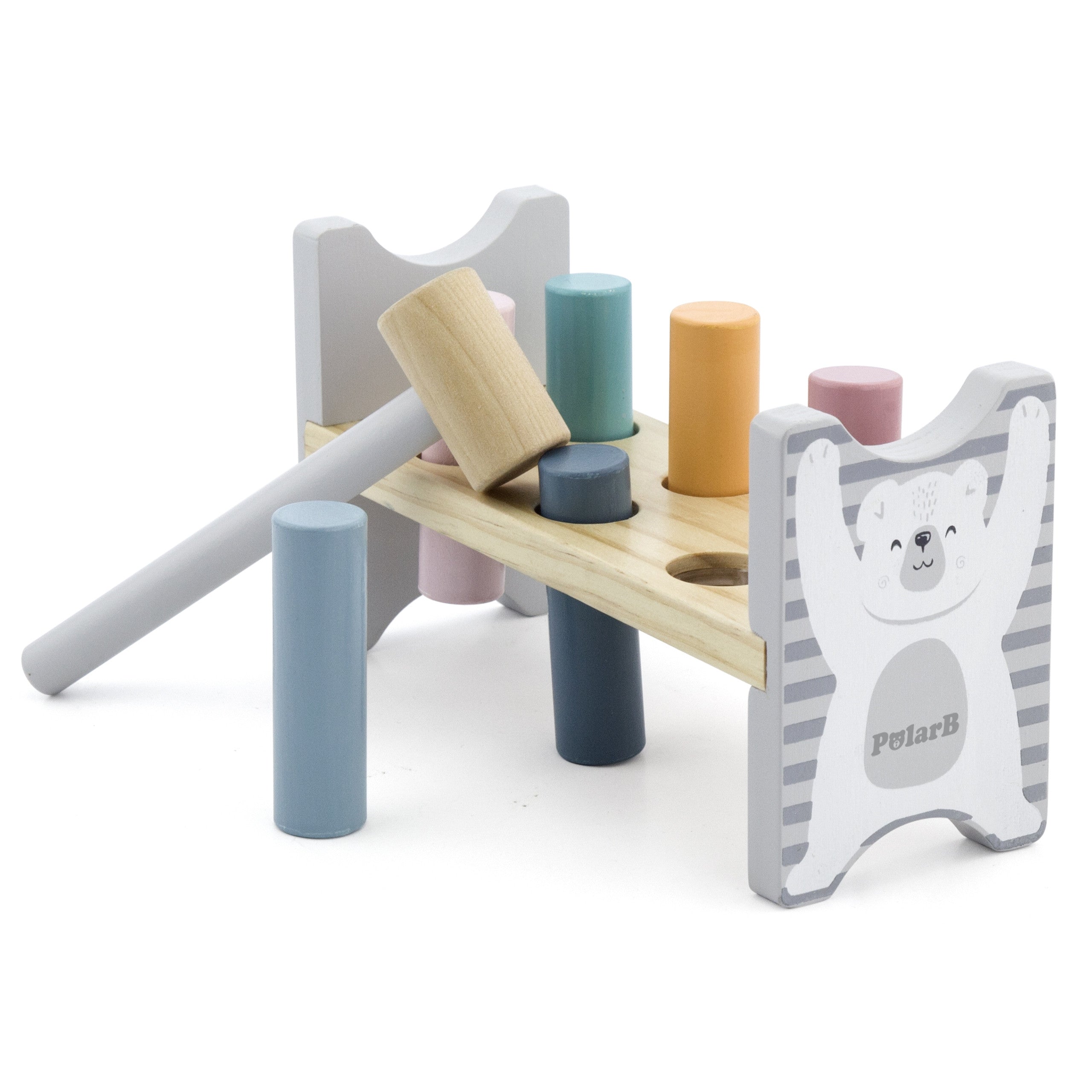 VIGA PolarB Trébekkur með hamri — Montessori