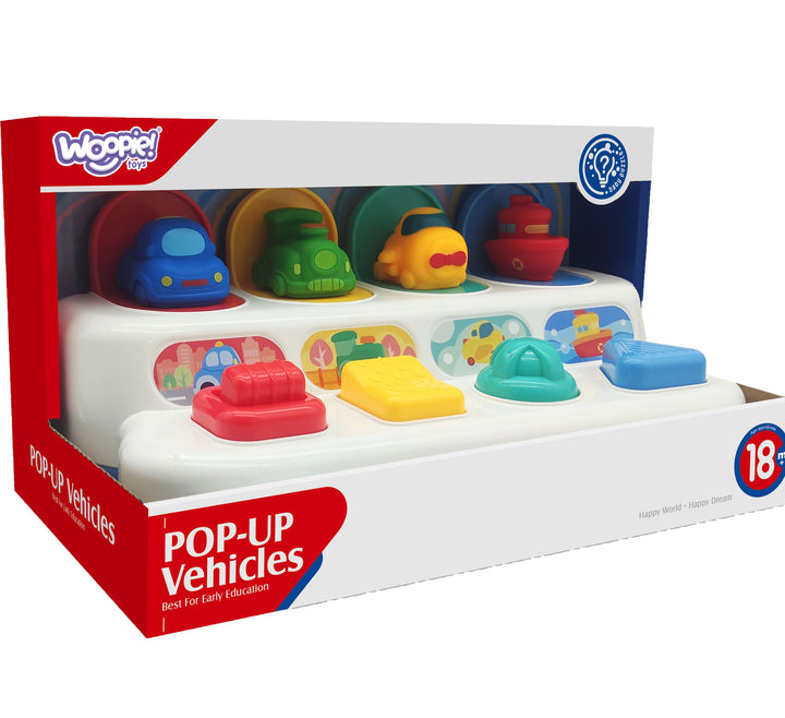 WOOPIE BABY Pop-Up bílar — Bílar skjótast upp við ýtingu