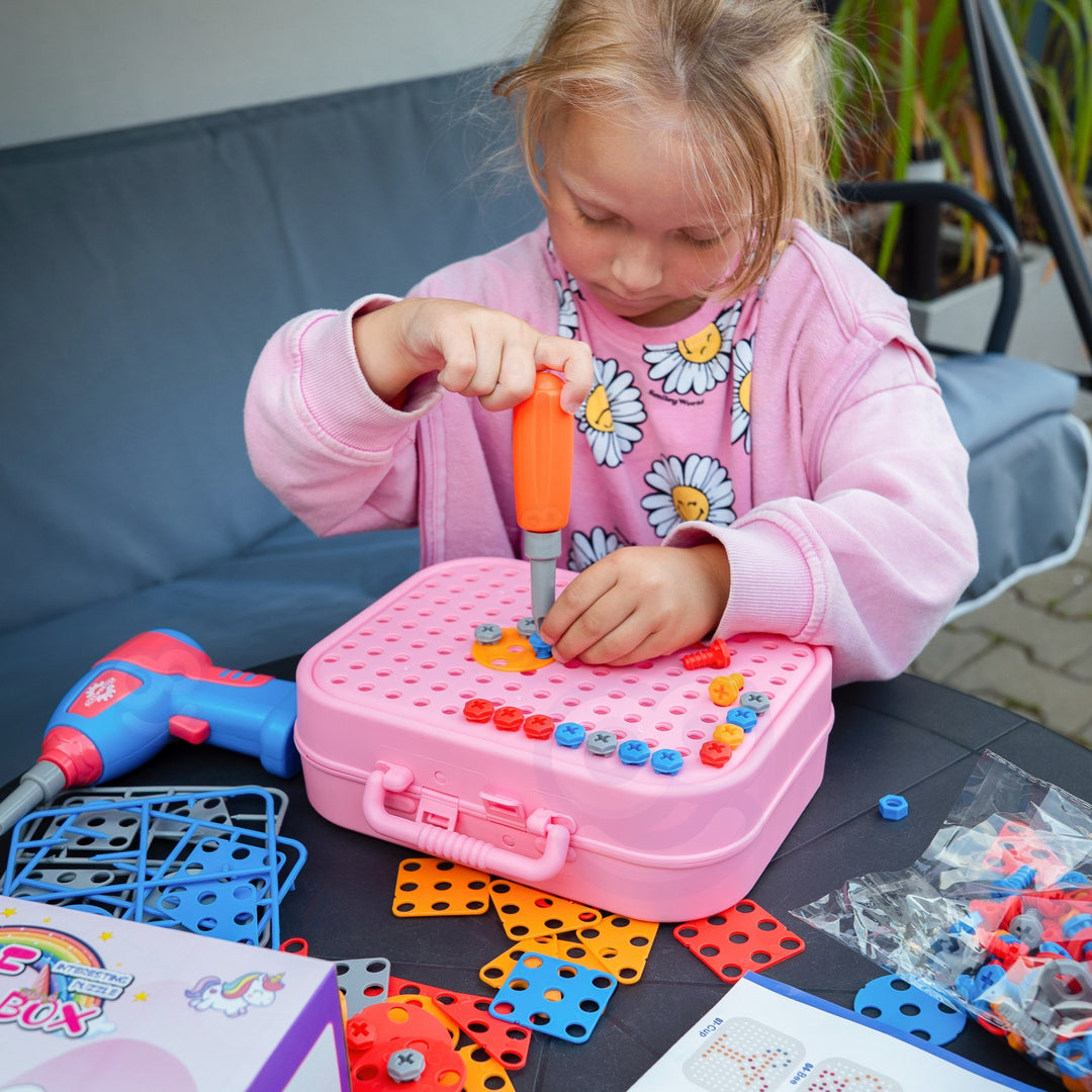 WOOPIE 3D skrúfsteinar — Einhyrningur, 228 stk