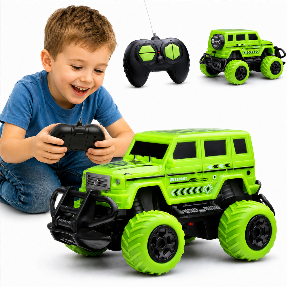 WOOPIE RC Jeppi — LED Fjarstýrður Torfærujeppi