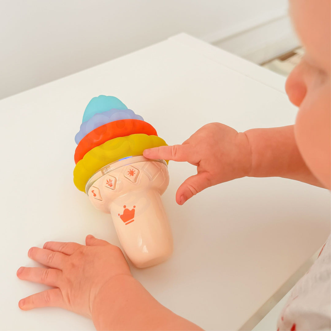 WOOPIE BABY Ískræmuleikfang — Hljóð, ljós og skynjun