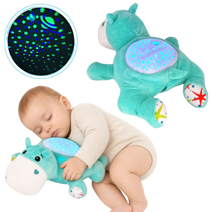 WOOPIE BABY Flóðhestur — 2 í 1 svefnvinur með ljósi