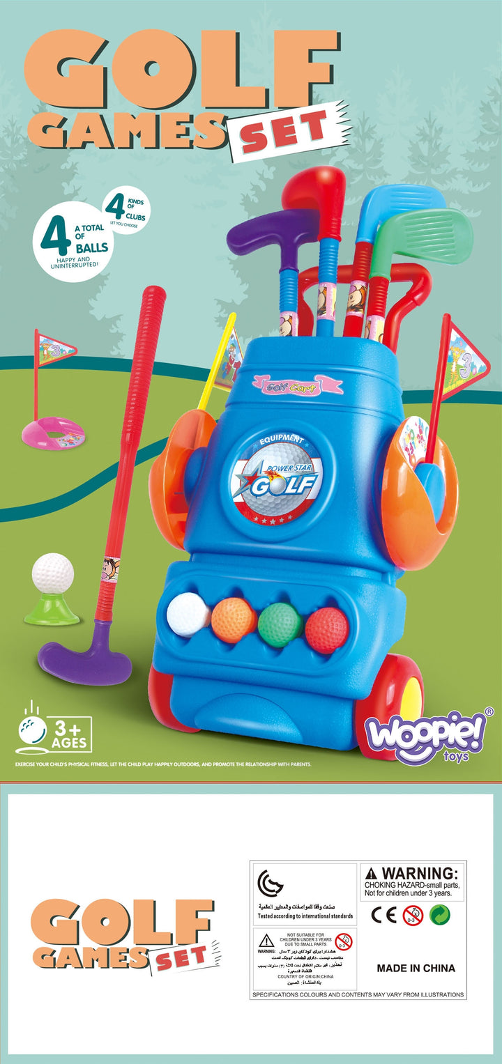 WOOPIE Golfsæti — með standi á hjólum