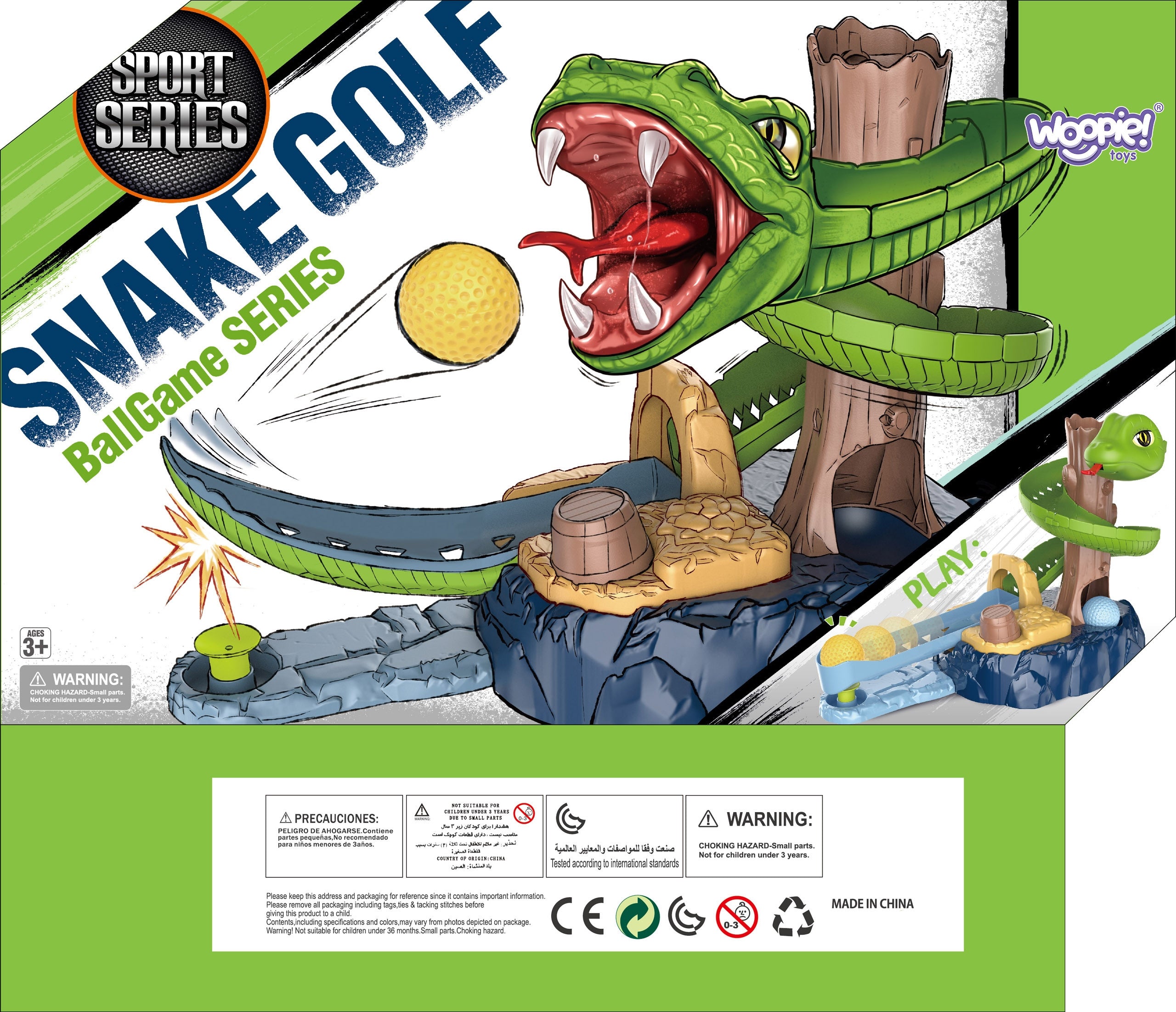 WOOPIE Mini Golf — SNAKE GOLF Spilakassaleikur