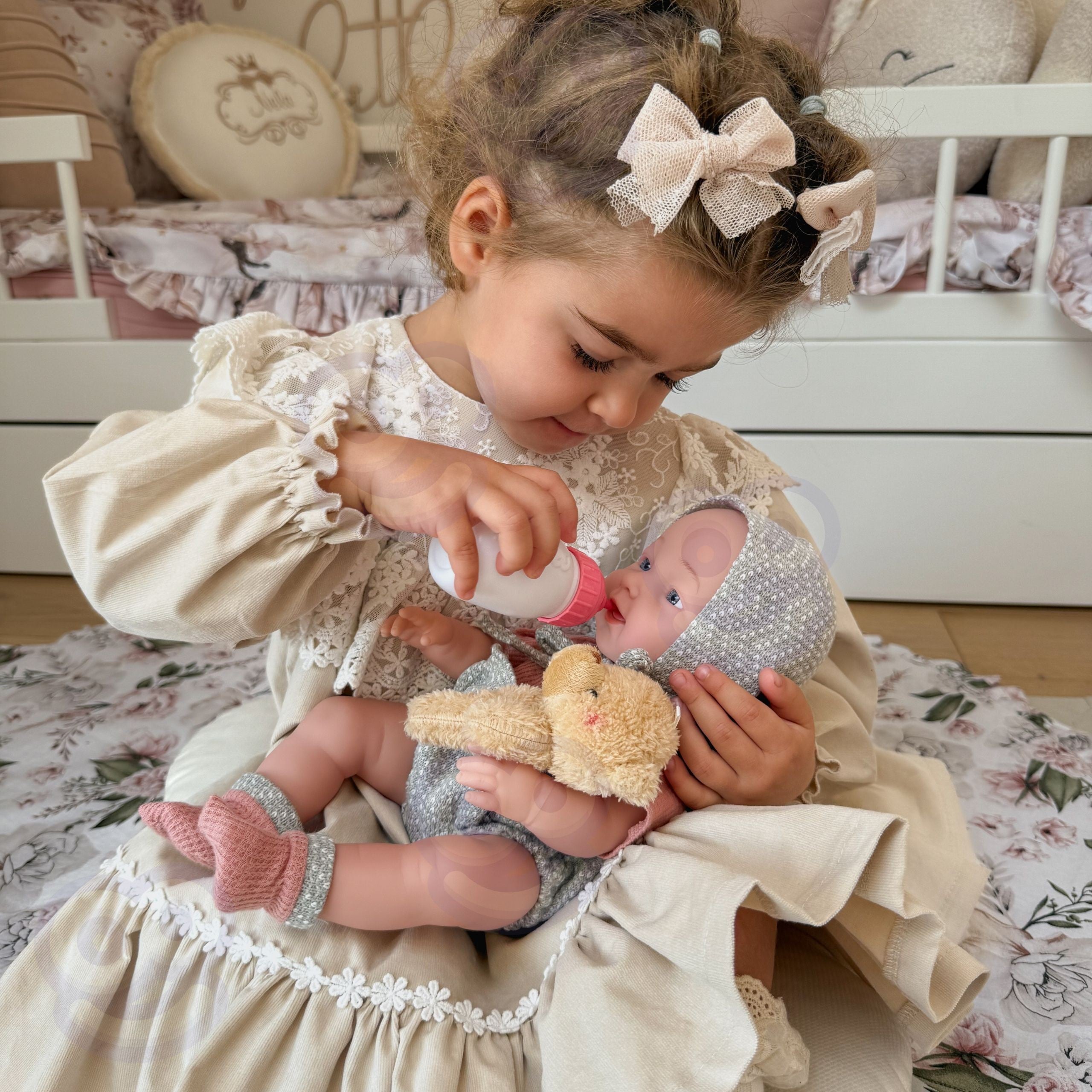WOOPIE ROYAL Baby dúkka 36 cm — Í Bangsagalla með Aukahlutum