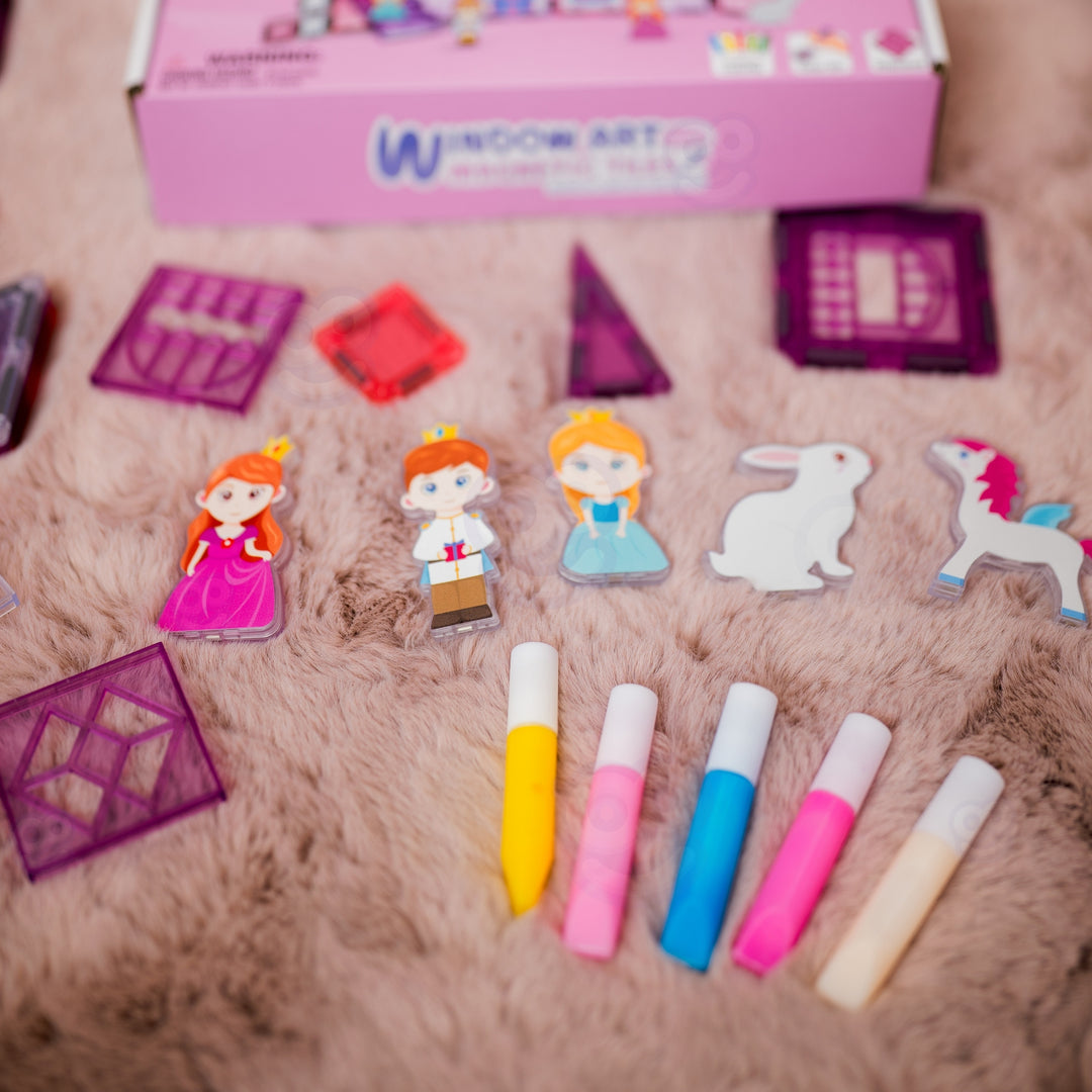 WOOPIE Segulsteinar — Prinsessukastali, 50 stk