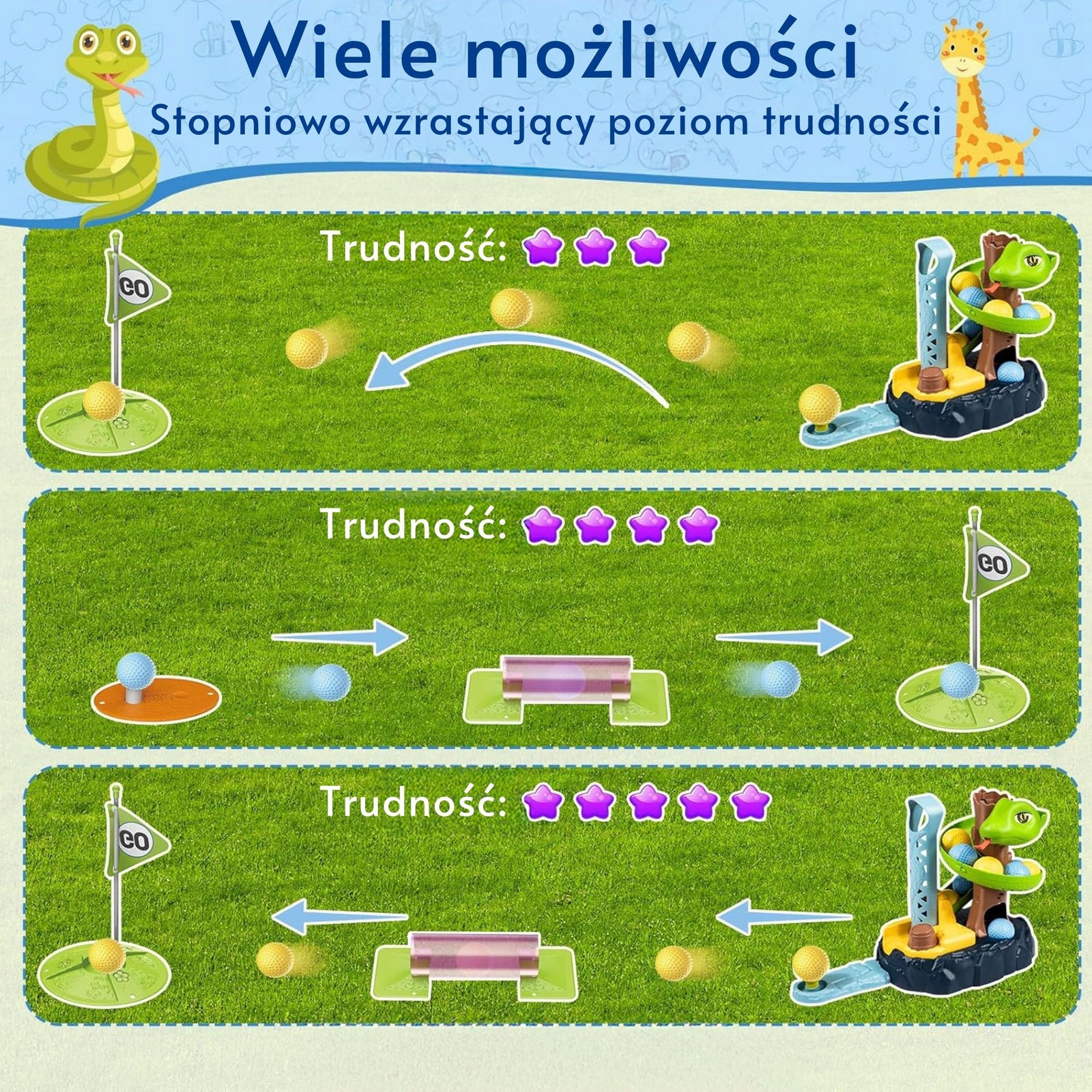 WOOPIE Mini Golf — SNAKE GOLF Spilakassaleikur