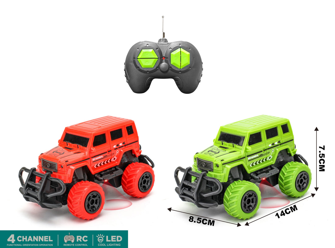 WOOPIE RC Jeppi — LED Fjarstýrður Torfærujeppi