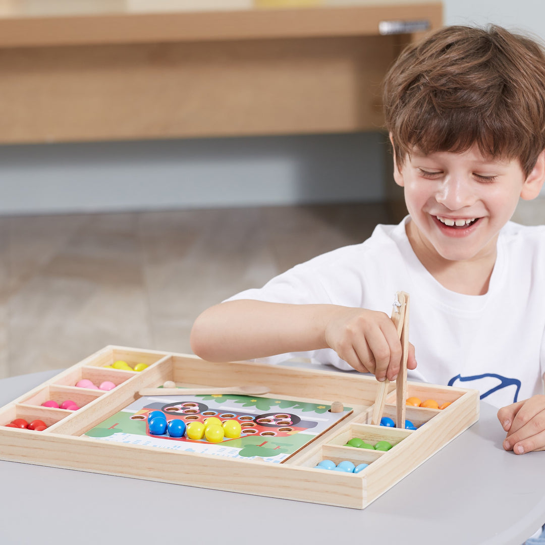 VIGA Viðar Kúluleikur — Gríptu og Paraðu Montessori