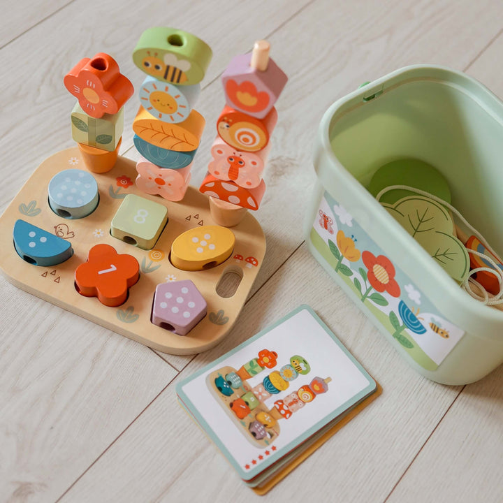 TOOKY TOY Fræðslukassi 5-í-1 — Magic Garden Montessori