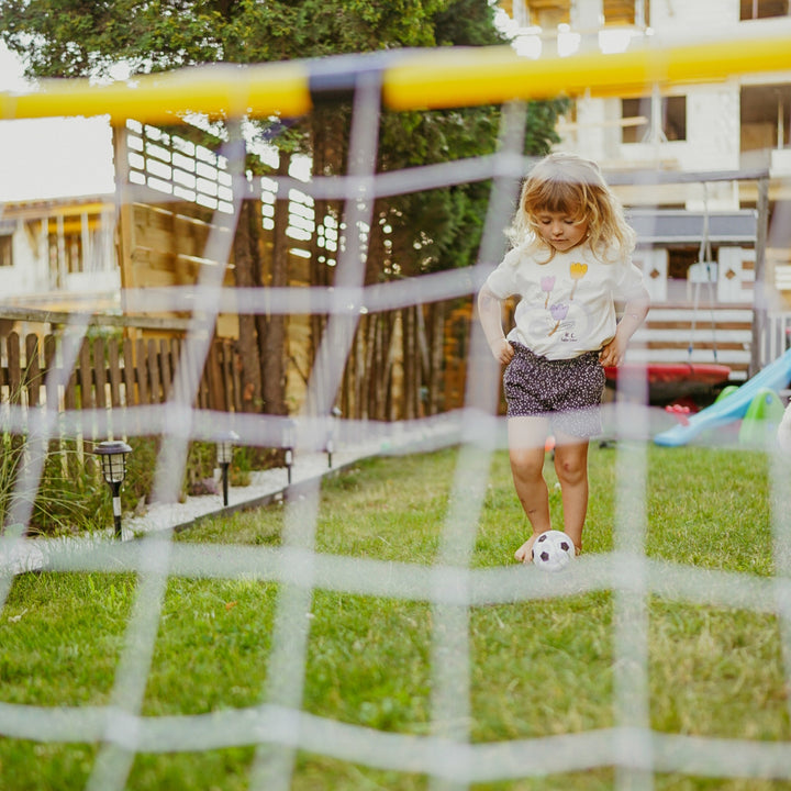 WOOPIE 2-í-1 Körfubolti og Fótbolti — Mörk og Karfa með Boltum