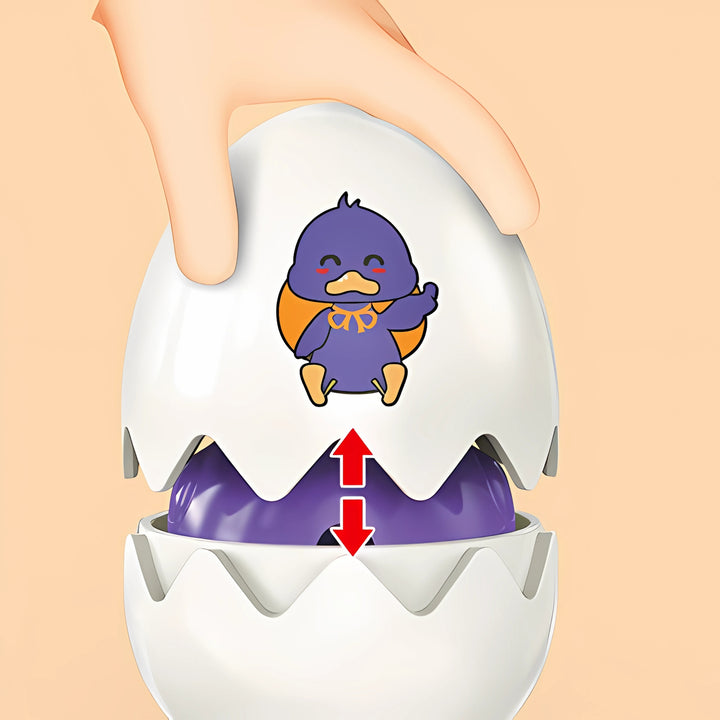 WOOPIE Montessori eggjaleikur — 6 egg með kjúklingum