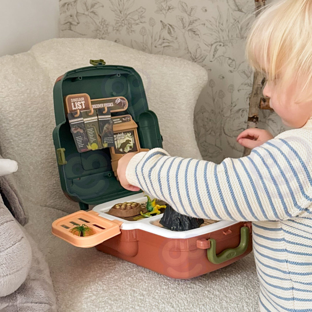 WOOPIE Risaeðluheimur í ferðatösku — 9 risaeðlur