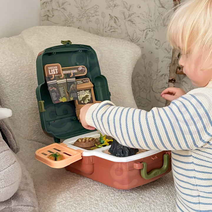 WOOPIE Risaeðluheimur í ferðatösku — 9 risaeðlur