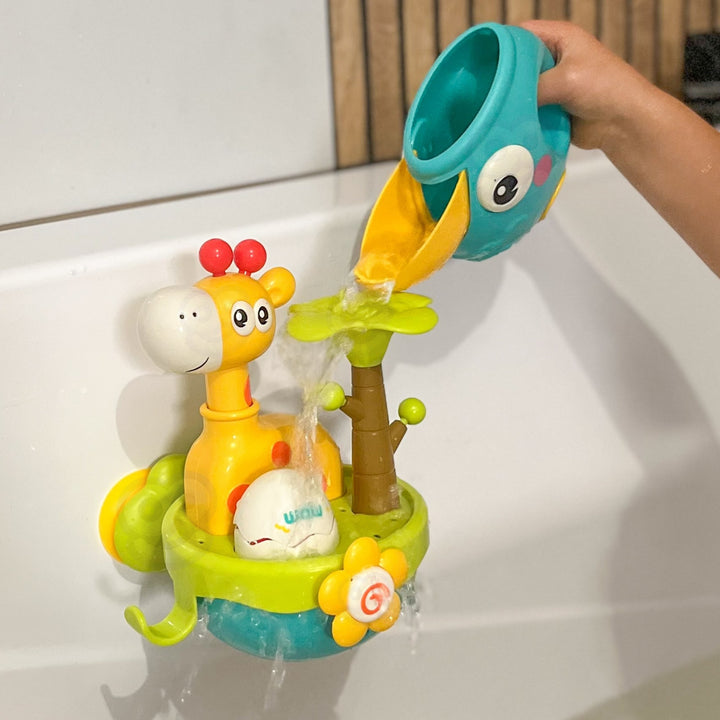 WOOPIE BABY Gíraffi Baðleikfang — með Sogskál og Trekt