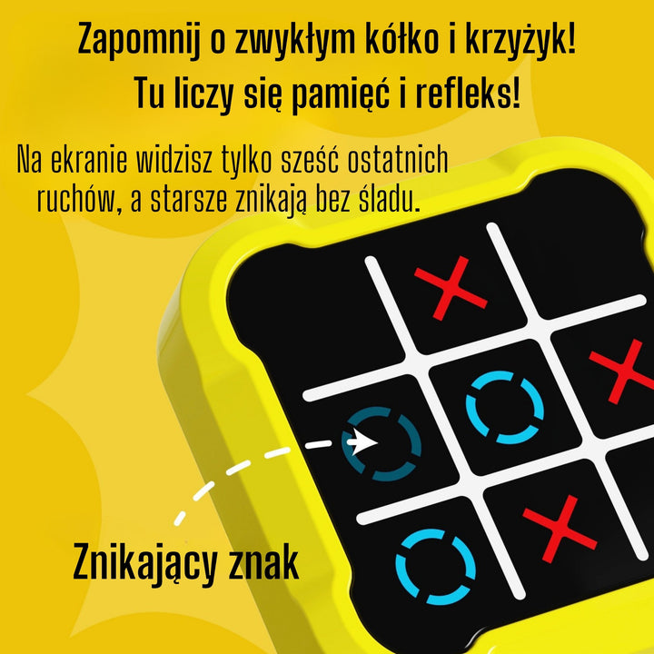 WOOPIE Rafrænn Tic-Tac-Toe — 4-í-1 Rökleikur með Ljósum
