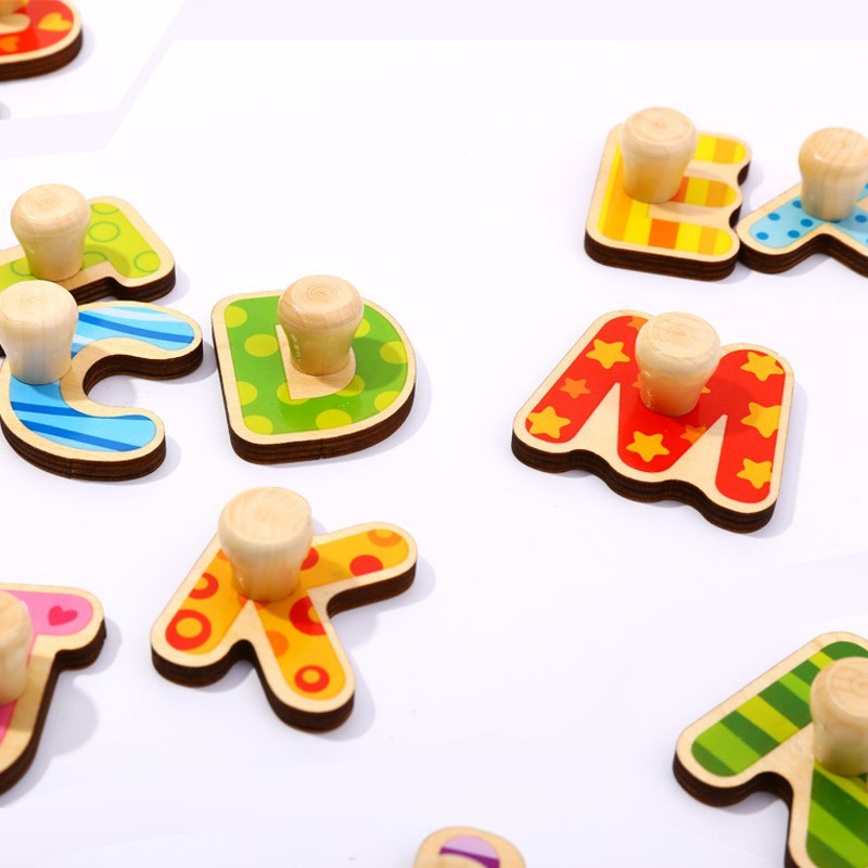 TOOKY TOY Trépúsl — Stafrófið með handföngum