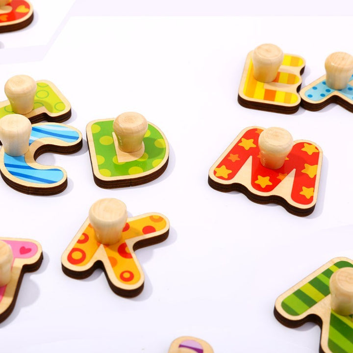 TOOKY TOY Trépúsl — Stafrófið með handföngum