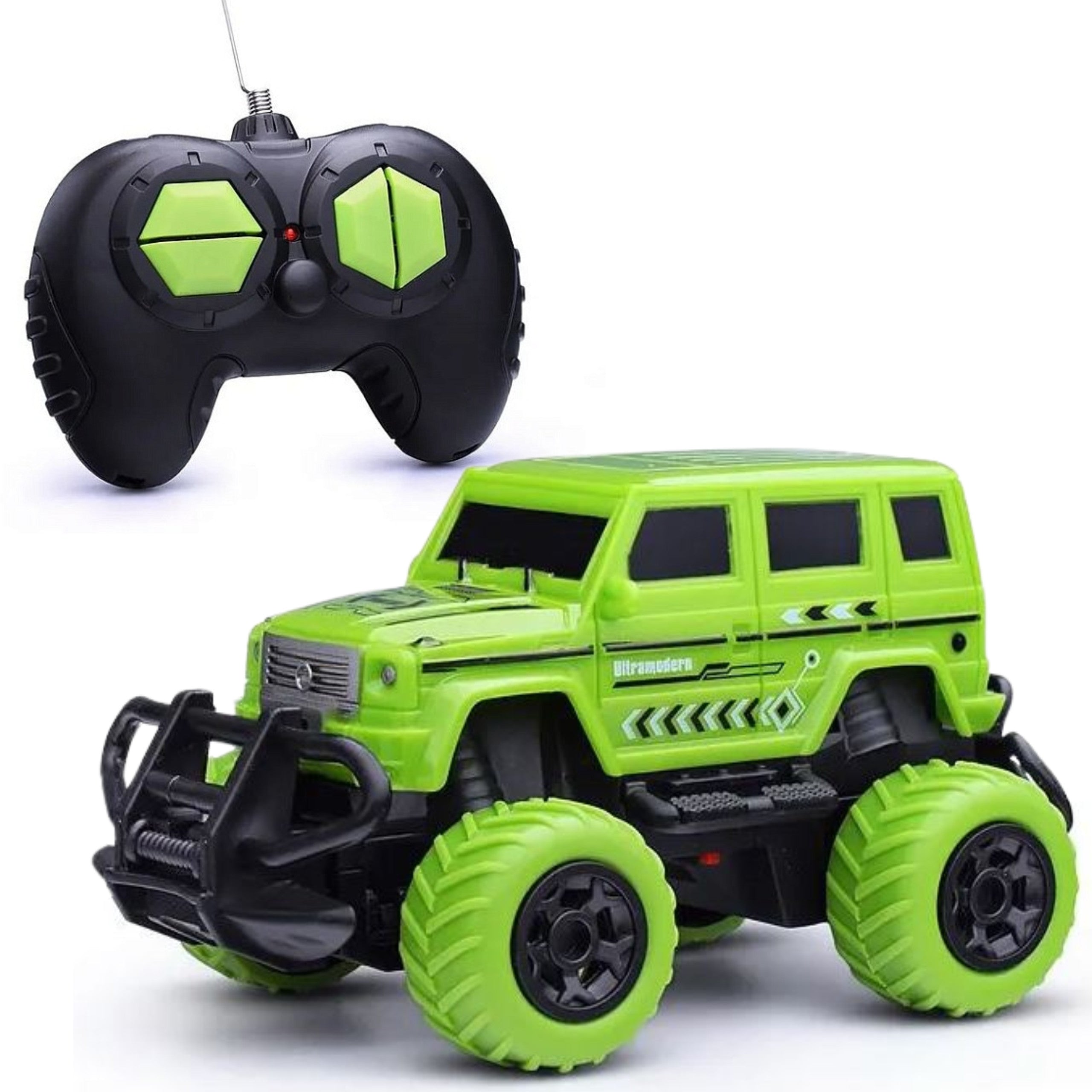 WOOPIE RC Jeppi — LED Fjarstýrður Torfærujeppi