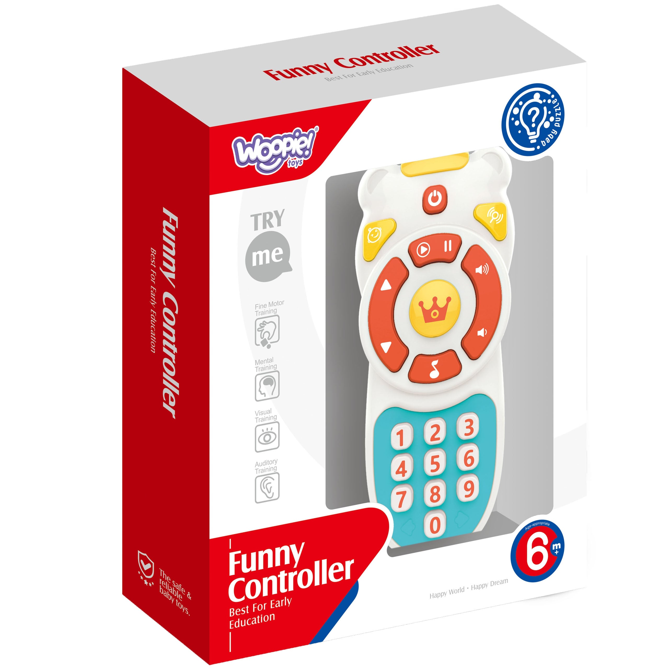WOOPIE Baby Gagnvirkt Flugmannsspjald — Fyrir 6 mánaða+
