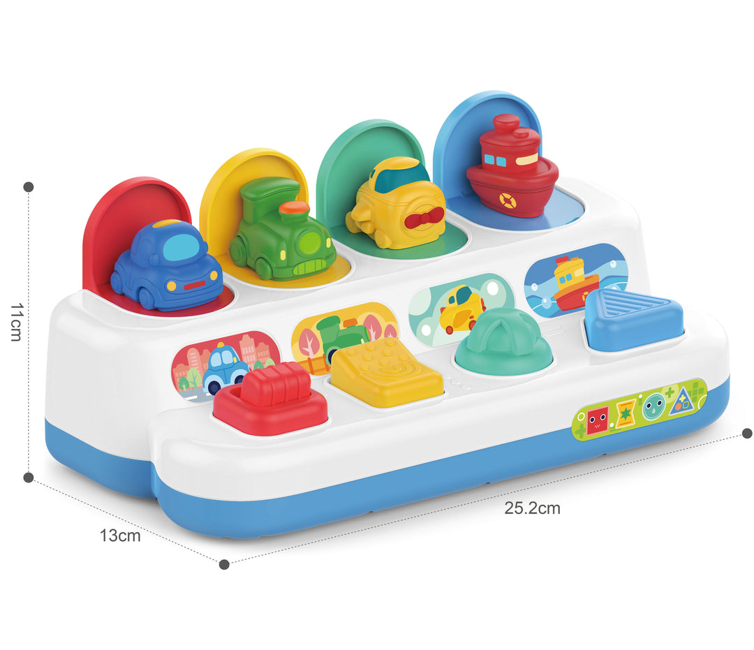 WOOPIE BABY Pop-Up bílar — Bílar skjótast upp við ýtingu
