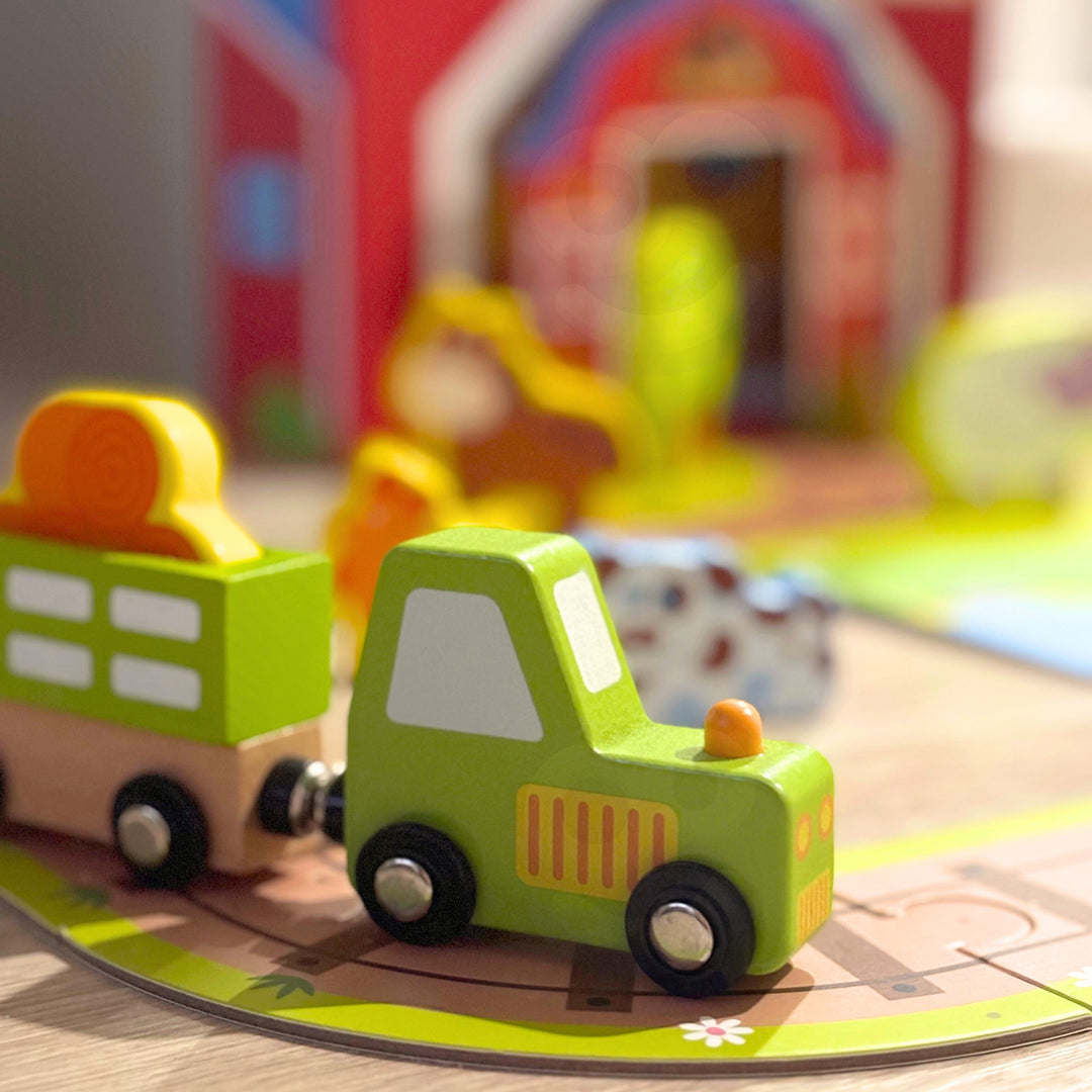 TOOKY TOY Trébær — Ferðataska dýr