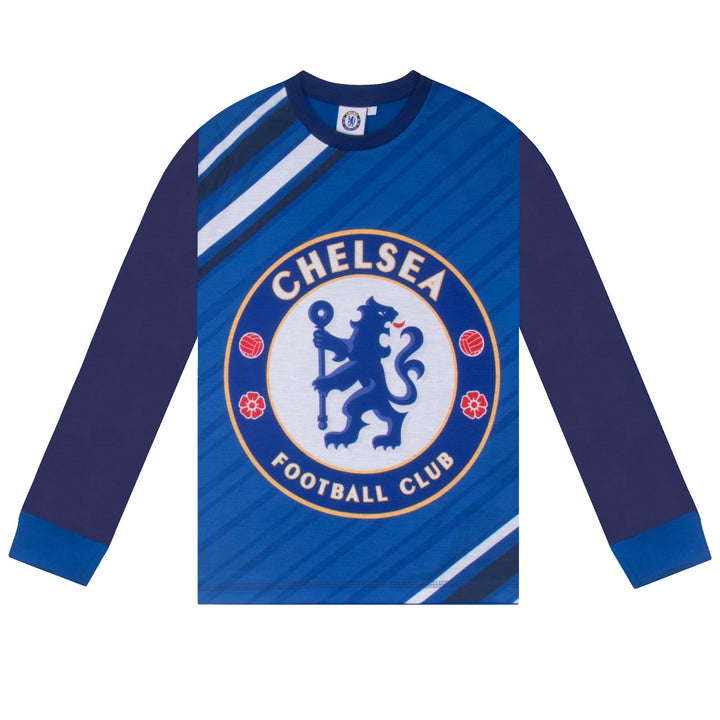 Chelsea – Náttföt barna (löng) – Kóngablá – mynd 2
