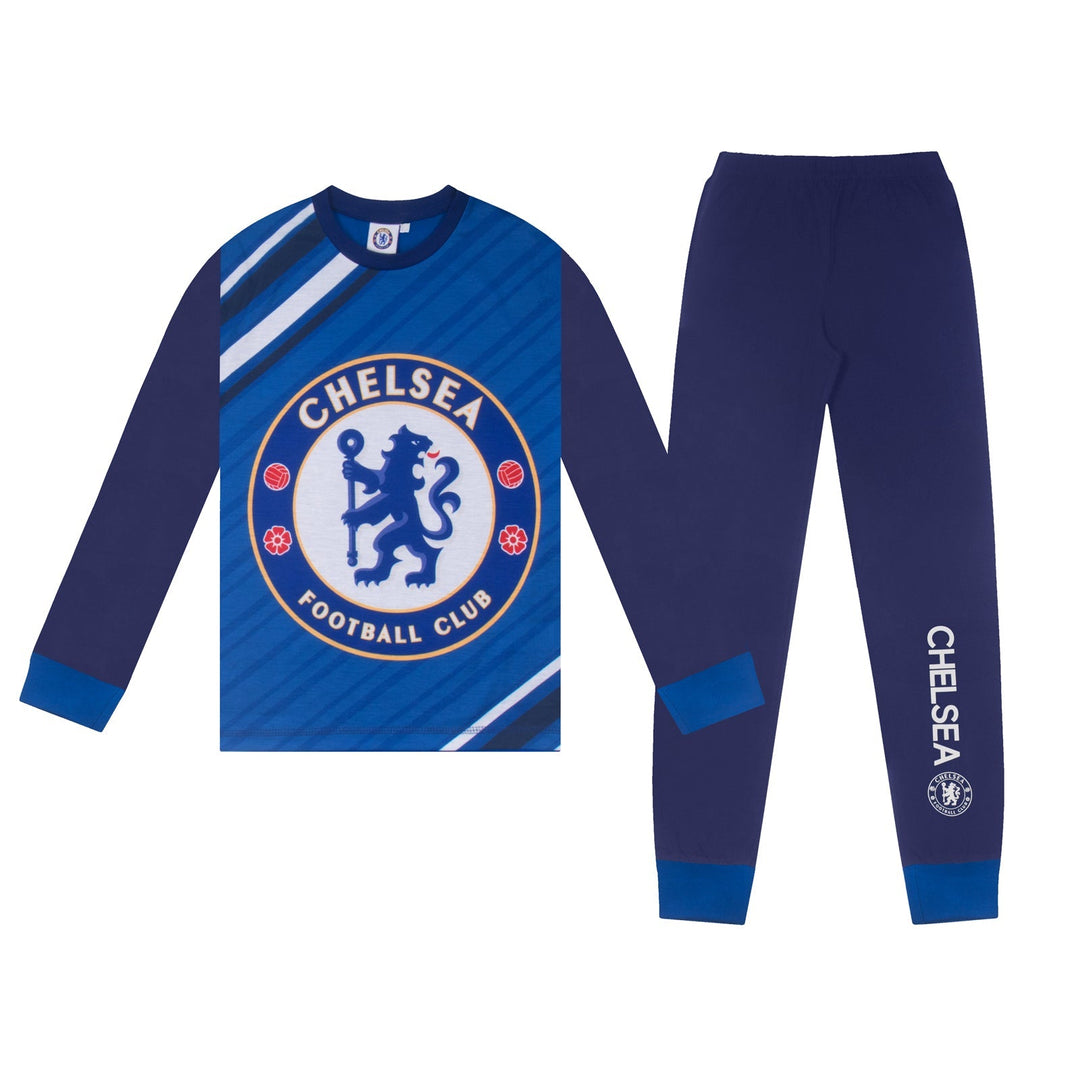 Chelsea – Náttföt barna (löng) – Kóngablá – mynd 10