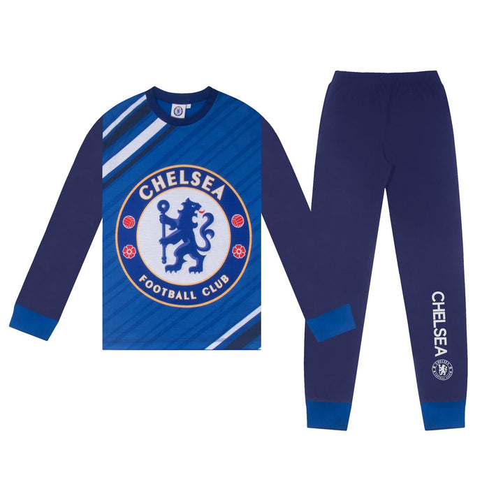 Chelsea – Náttföt barna (löng) – Kóngablá – mynd 13
