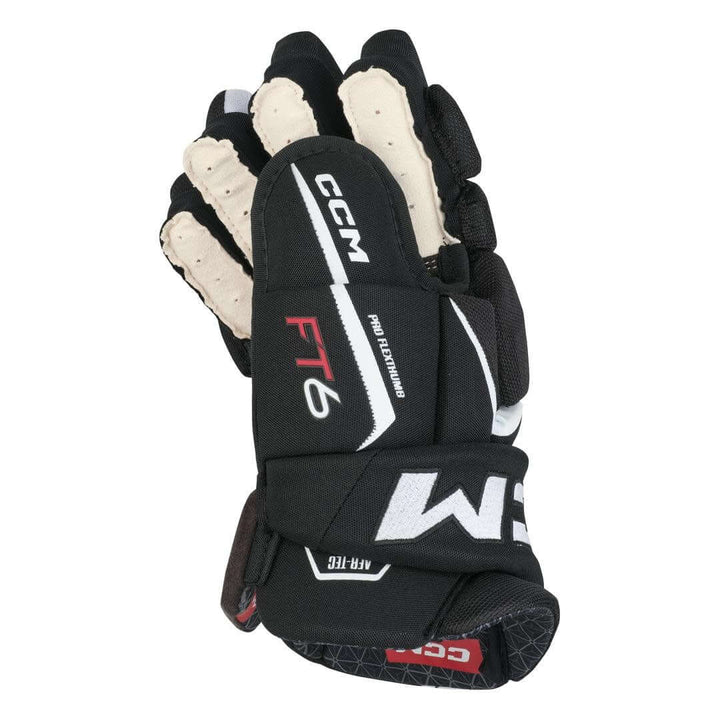 Hokkí hanskar JETSPEED FT6 - Svartir - Junior