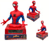 Næturljós með klukku - Spiderman