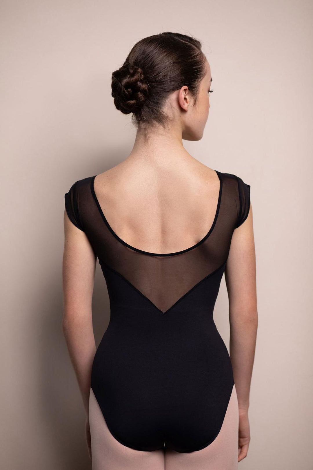 Ballettbolur stutterma með tulli — svartur (Intermezzo) — mynd 2, bakhlið