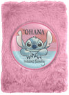Dagbók Stitch bleik loðin