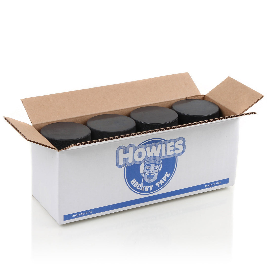 Pökkur 6oz Official – svart litur – hokkípökkur – Howies