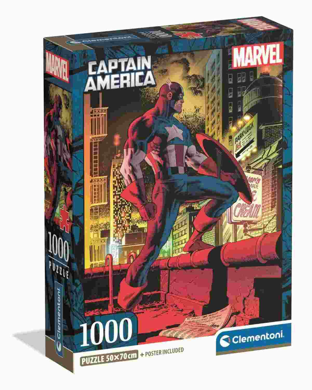 Captain America púsluspil – 1000 stk
