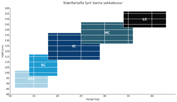 Stirrup sokkabuxur - LT: Tan- barna- Weissman