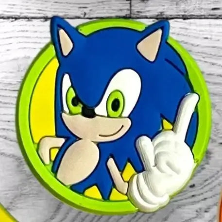 Crocs skraut Sonic - 8 stk saman í poka