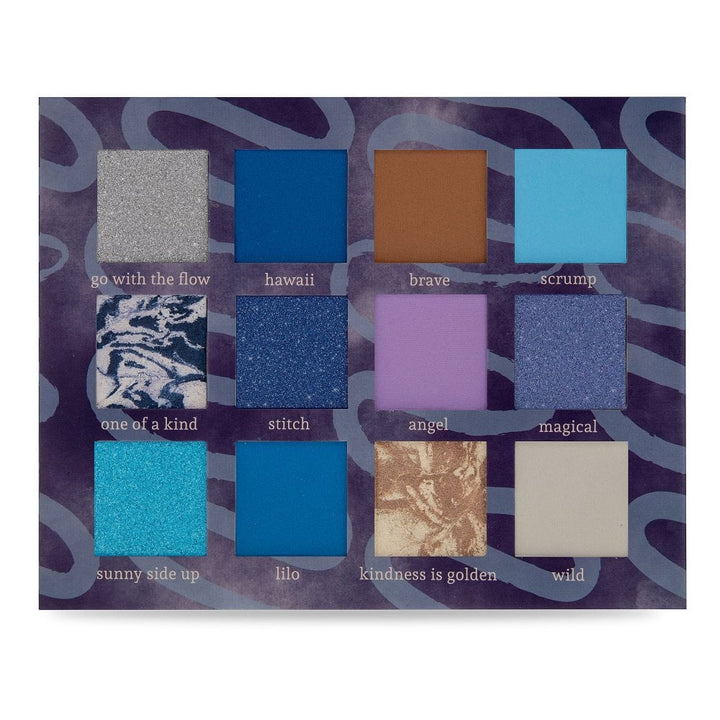 Stitch Denim Augnskuggapalletta - 12 Litir
