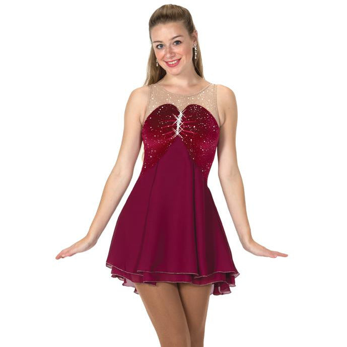 86 Claret &amp; Crystals Dress